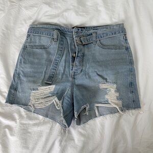 Hollister Denim Distressed Women's Shorts